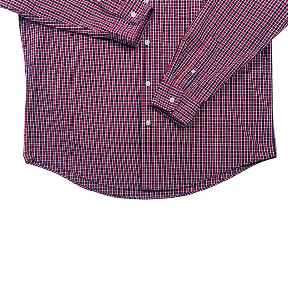 100% Cotton Long Sleeve Dress check Shirts for Men Size large  CHAPS - Picture 14 of 15